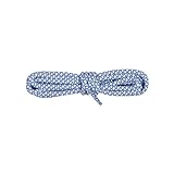 Bergal Rope Laces Sneaker Senkel 120 cm Weiß/Hellblau