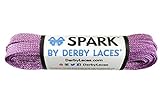 Derby Laces Lila Spark Schnürsenkel für Schuhe, Schlittschuhe, Stiefel, Roller Derby, Hockey und Schlittschuhe (96 Zoll)