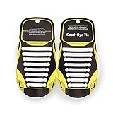SULPO Elastische Silikon Schnürsenkel – Ohne Binden – Silikonschnürsenkel – Schnürsenkelersatz, Schleifenlose Schuhbänder – Gummischnürsenkel für alle Schuhe – Kinder & Erwachsene (Weiß)