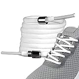 LaceHype 2 Paar Ersatz Shoelaces aus Polyester für Sneakers Sportschuhe 10 mm breit Laufschuhe Premium Flache Schnürsenkel reißfeste Schuhbänder Turnschuhe