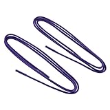 Collonil 1 Paar Schnürsenkel rund dünn gewachst Längen (75 cm, Violett)